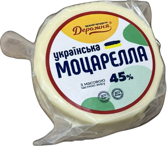 Сир м'який моцарелла 45% Деражня, 300г